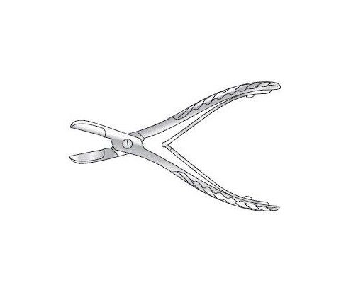 LISTON BONE CUTTING FORCEPS WITH FLUTED HANDLE