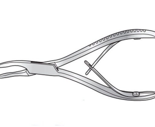 KLEINERT-KUTZ BONE RONGEUR CURVED 155MM