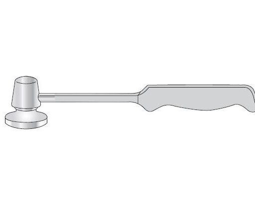 STAINLESS STEEL MALLET WITH PISTOL GRIP