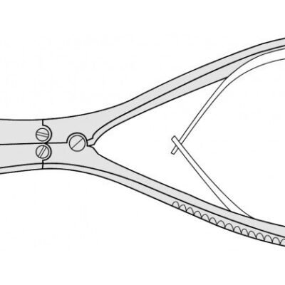 TOP AND SIDE CUTTER FOR SMALL KIRSCHNER WIRES WITH HARD EDGE
