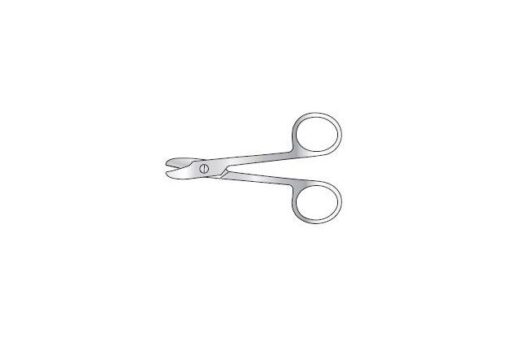 SUTURE WIRE CUTTING SCISSOR ANGLED