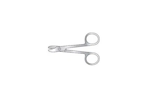 SUTURE WIRE CUTTING SCISSOR ANGLED