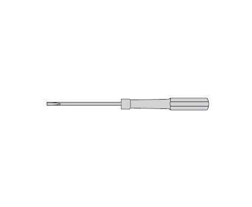 SCREWDRIVER FOR FINGER PLATE SCREWS