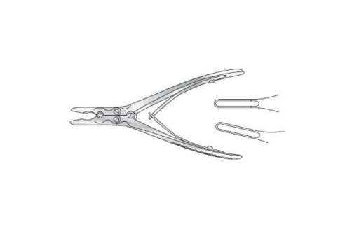 JANSEN-LUER BONE RONGEUR 180MM