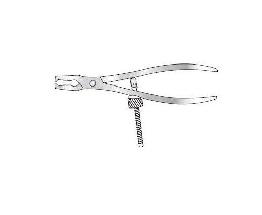 BONE HOLDING FORCEPS, SCREW JOINT, HOLDING SCREW