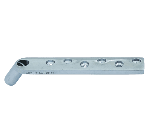 DHS Plate (Round Holes) Short Barrel - Orthopedic Implant for Fracture Fixation