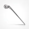 Austin Moore Hip Prosthesis Long Stem showing polished femoral head and fenestrated intramedullary stem