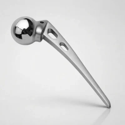 Austin Moore Hip Prosthesis — monoblock orthopedic implant in stainless steel and titanium