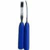 CAPENER orthopedic osteotome with acute curve blade and Tufnol handle for surgical bone cutting