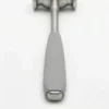 Close-up handle grip of COLLIN MALLET Premium German Stainless Steel orthopedic mallet