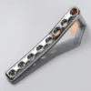 DCS Plate 95D round hole in steel finish