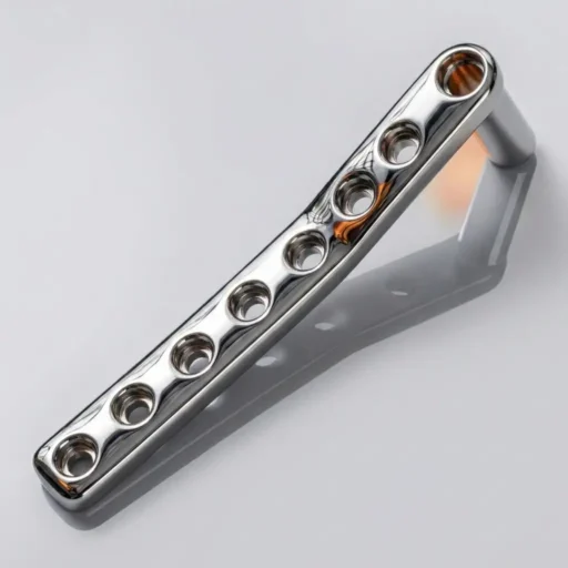DCS Plate 95D round hole in steel finish