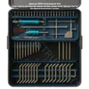 Complete DHS instrument set storage and organization showing case compatibility and ready-to-use configuration.