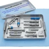 DHS instrument set organized display showing handle design, grip comfort, and ergonomic features.