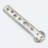 Trochanteric plate for DHS fixation in stainless steel finish