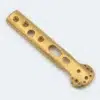 Trochanteric plate for DHS fixation in gold finish