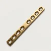Gold color Dynamic Compression Plate DCP for orthopedic fracture fixation