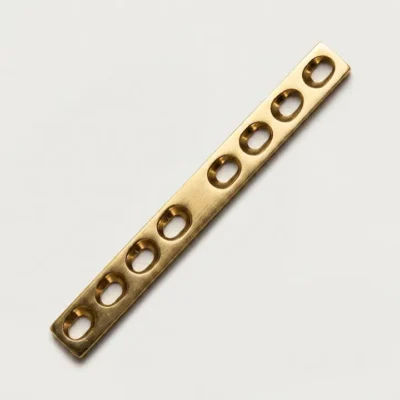 Gold color Dynamic Compression Plate DCP for orthopedic fracture fixation