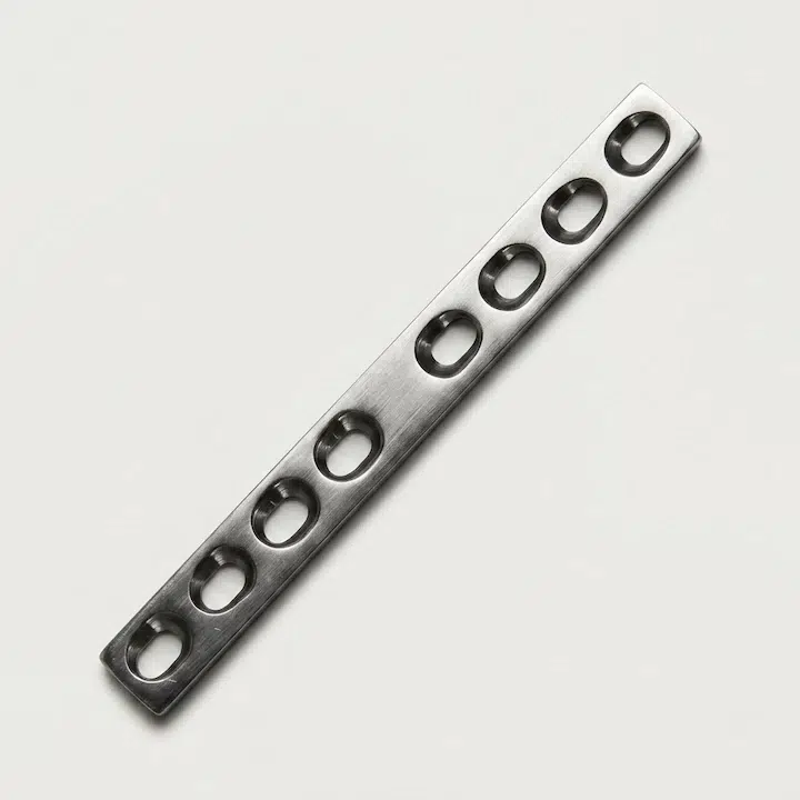 Dynamic Compression Plate DCP in stainless steel for orthopedic fracture fixation