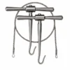 Gigli Saw Wire surgical instrument mounted on T-shaped handles, ready for bone cutting in orthopedic surgery