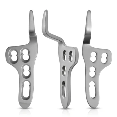 LCP Clavicle Hook Plate (R & L), an orthopedic locking plate with a hook at one end