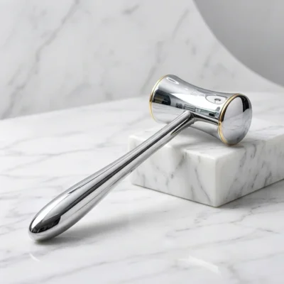 Lucae bone mallet elegant studio shot stainless steel finish