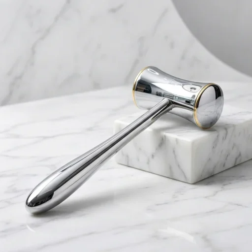 Lucae bone mallet elegant studio shot stainless steel finish