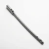 Silver-coloured Proximal Femur Long Nail with its wider end at the upper left.
