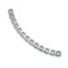 Reconstruction Curved Plate in stainless steel finish
