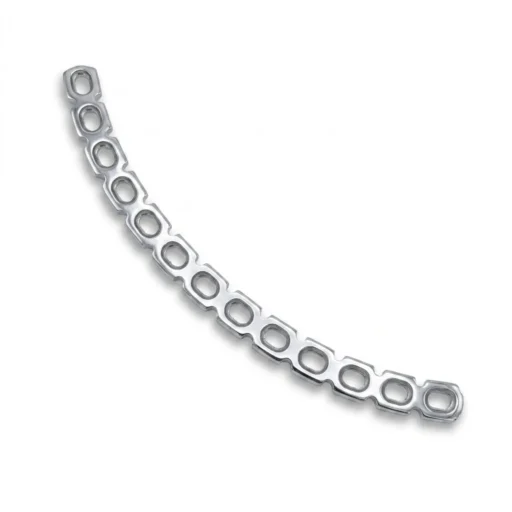 Reconstruction Curved Plate in stainless steel finish