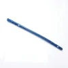 Blue Sirus Femoral Nail shown diagonally with round and elongated openings.
