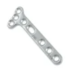 Small T Oblique Plate in stainless steel with angled T-shaped head