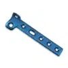 Blue T-Plates 4.5mm orthopedic bone fracture fixation plate