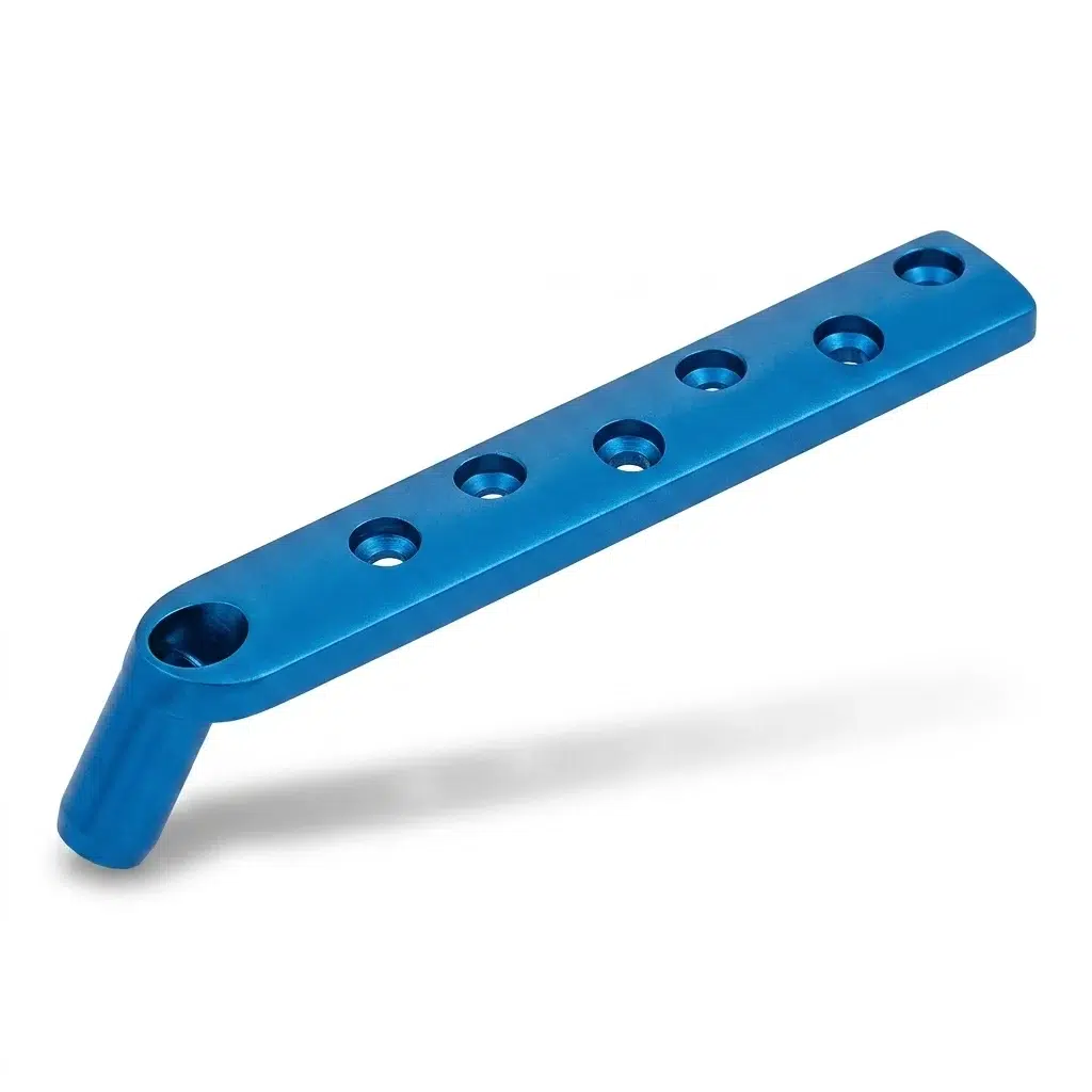 DHS Plate Short Barrel Round Holes Blue finish