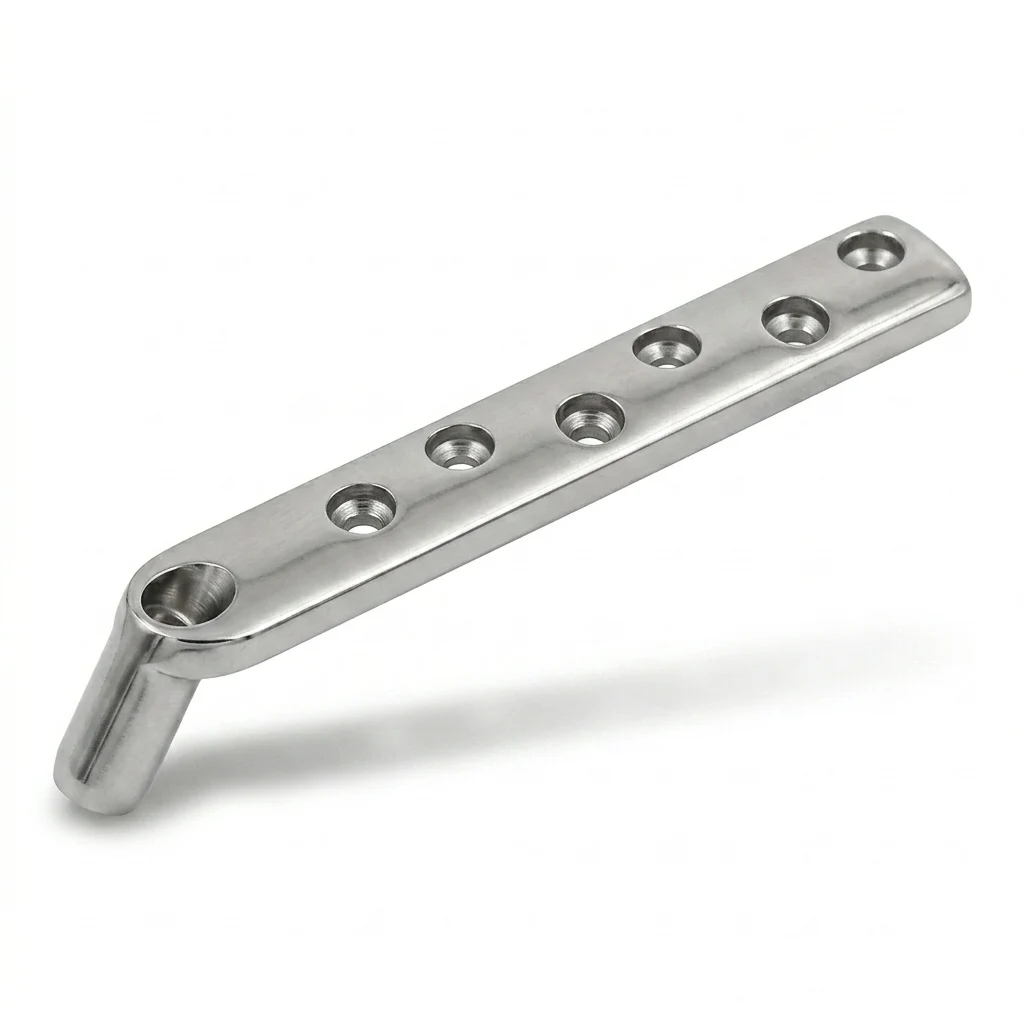 DHS Plate Short Barrel Round Holes stainless steel finish