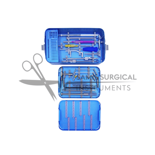 Alternative view of DHS & DCS Orthopedic Plate Instrument Set