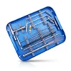 Second aluminium box of the DHS & DCS Instrument Set with orthopedic instruments organized inside