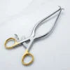 Gelpi Self Retaining Retractor with gold-colored finger rings