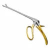 Full view of Tischler-Morgan Biopsy Punch Forceps with gold-colored handle