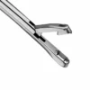 Close-up of the 3 × 7 mm jaw on Tischler-Morgan Biopsy Punch Forceps