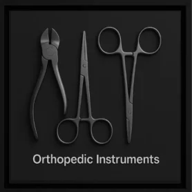 Stainless steel orthopedic surgical instruments