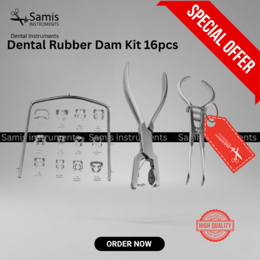 Dental Rubber Dam Kit 16pcs