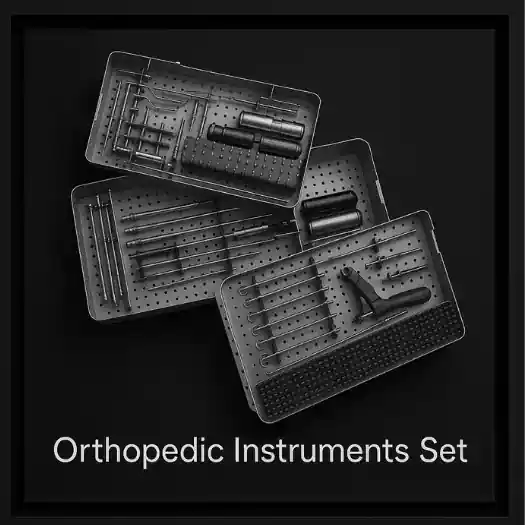 Complete orthopedic surgical instrument sets