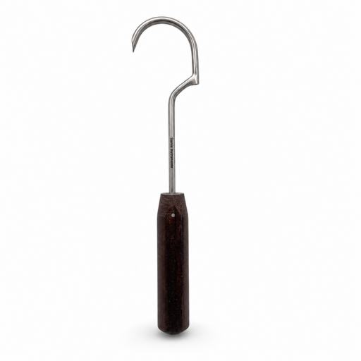 Close view of surgical wire passer working end