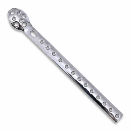 Cobra head plate steel finish, 316LVM, left and right