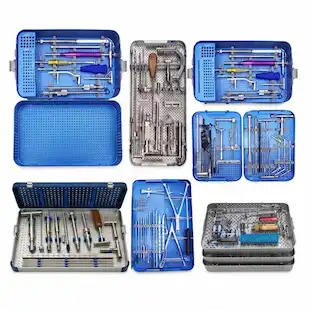 Complete orthopedic surgical instrument sets