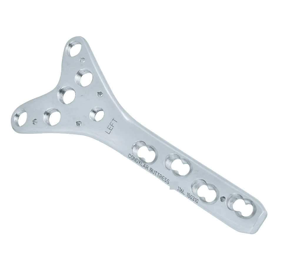 Condylar Buttress Locking Plate – Left & Right - Secure Orthopedic Fixation