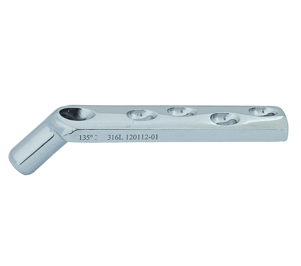 DHS Plate (DCP Holes) Short Barrel - Orthopedic Implant for Fracture Fixation