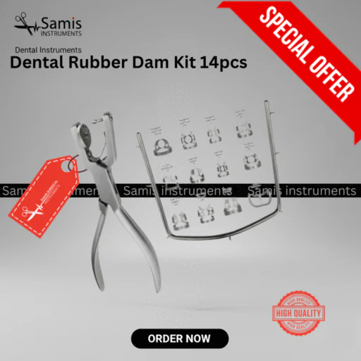 Dental Rubber Dam Kit 14pcs